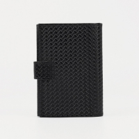 Обложка для автодокументов и паспорта на кнопке, цвет чёрный Обложка для автодокументов и паспорта на кнопке, цвет чёрный