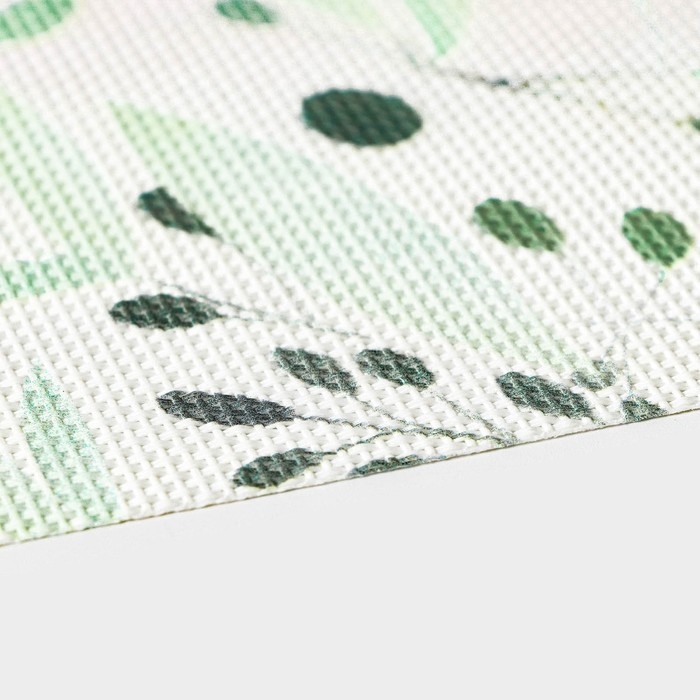 Салфетки сервировочные на стол Доляна &laquo;Акварель&raquo;, 4 шт, 45&times;30 см, цвет зеленый