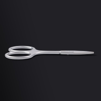 Ножницы маникюрные &laquo;Premium&raquo;, прямые, узкие, 9,5 см, на блистере, цвет серебристый