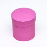 Набор шляпных коробок 5 в 1 "Фуксия", 20 &times; 20 &times; 20‒13,5 &times; 13,5 &times; 13,5 см