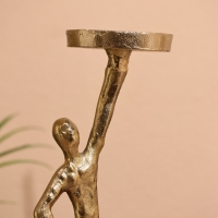 Подсвечник "Пауэр" 26 см, алюминий Подсвечник "Пауэр" 26 см, алюминий