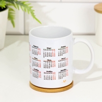 Кружка сублимация "Змейка календарь 2025" с нанесением Кружка сублимация "Змейка календарь 2025" с нанесением