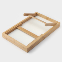 Поднос для завтрака с ножками Доляна, 46,5&times;25 см, бамбук