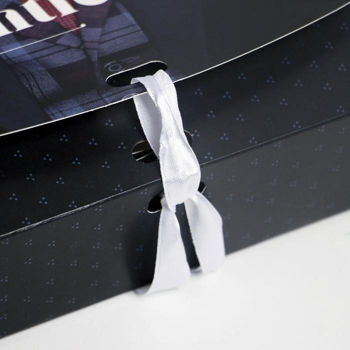 Коробка подарочная складная, упаковка, «Джентльмен», 16.5 х 12.5 х 5 см Коробка подарочная складная, упаковка, «Джентльмен», 16.5 х 12.5 х 5 см