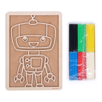 Пластилиновые картинки &laquo;Робот&raquo; 148х210 мм