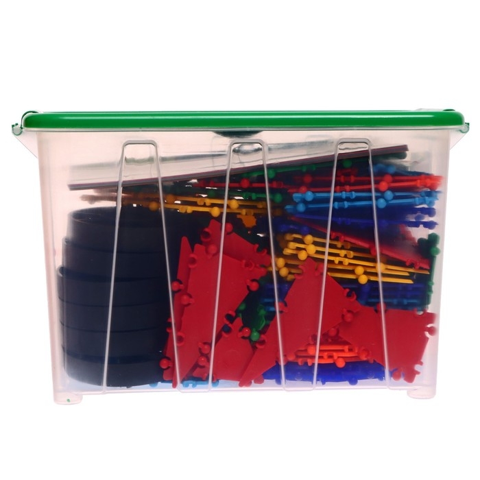 Конструктор ТИКО «Геометрия», 155 деталей, 6 колёс Конструктор ТИКО «Геометрия», 155 деталей, 6 колёс