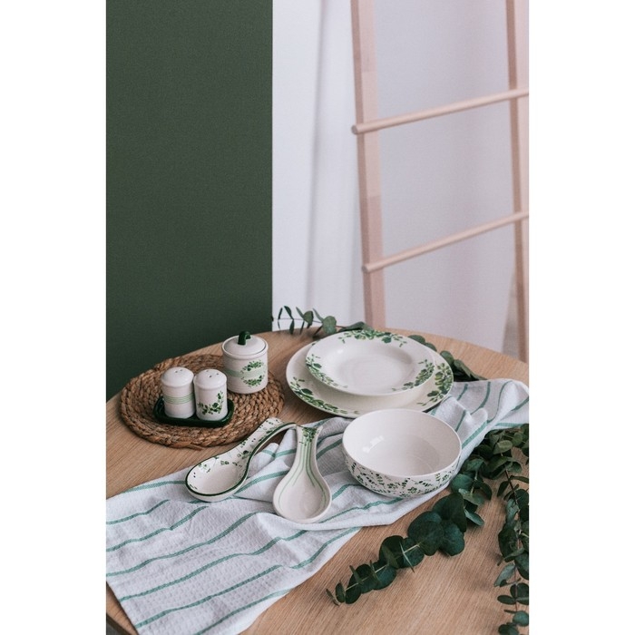 Набор для специй Доляна &laquo;Эвкалипт&raquo;, 2 предмета: солонка 130 мл, перечница 130 мл