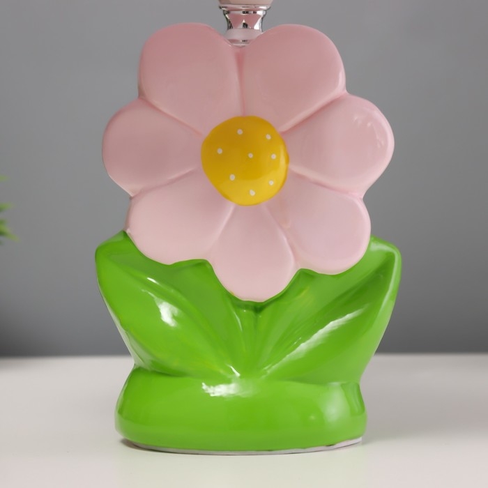 Настольная лампа Настольная лампа "Цветок" Е14 40Вт розовый 20х20х33см