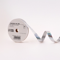 Лента для декора и подарков голография, 1,2см х 45м, серебряная Лента для декора и подарков голография, 1,2см х 45м, серебряная