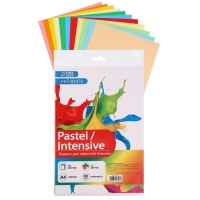 Бумага цветная А4, 36 листов, 12 цветов "Для офисной техники", 80 г/м&sup2;