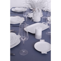 Блюдо керамическое &laquo;Сьюзен&raquo;, 18&times;13,5 см, цвет белый