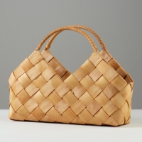 Корзина плетеная, 34 x 12 x H12,5/21/25 см, секвойя Корзина плетеная, 34 x 12 x H12,5/21/25 см, секвойя