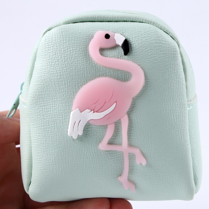 Сумка для куклы «Фламинго», цвет зелёный Сумка для куклы «Фламинго», цвет зелёный