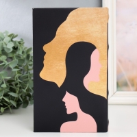 Сейф-книга дерево кожзам "Лица" 21х13х5 см Сейф-книга дерево кожзам "Лица" 21х13х5 см