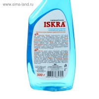 Средство для мытья стёкол и зеркал Barhat Iskra, альпийская свежесть, с нашатырным спиртом, без распылителя, 500 мл