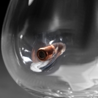 Бокал "Непробиваемый. ВКС", для коньяка, эмблема с пулей, 390 мл