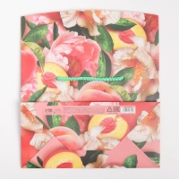 Пакет&mdash;коробка, подарочная упаковка, &laquo;Flower&raquo;, 23 х 18 х 11 см