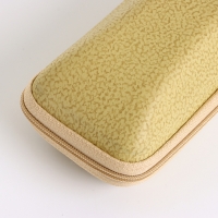 Футляр для очков на молнии, длина 16 см, цвет жёлтый Футляр для очков на молнии, длина 16 см, цвет жёлтый