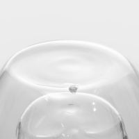 Кружка стеклянная с двойными стенками Magistro &laquo;Сердце&raquo;, 120 мл, 12&times;9,5&times;9,5 см