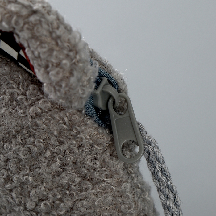 Мягкая сумка &laquo;Мишка&raquo;. цвет серый