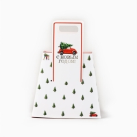 Коробка новогодняя складная с ручками &laquo;С Новым годом!&raquo; 23 х 8 х 32 см, Новый год