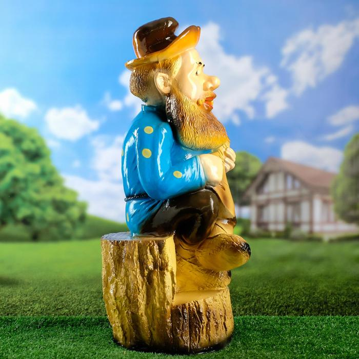 Садовая фигура Садовая фигура "Мужик с балалайкой" 65х28х33см МИКС