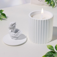 Свеча в бетоне ароматическая "Апполон", лавандовый сад, 13х7 см, соевый воск, 160 г Свеча в бетоне ароматическая "Апполон", лавандовый сад, 13х7 см, соевый воск, 160 г