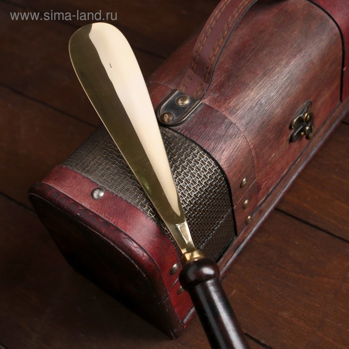 Ложка для обуви Ложка для обуви "Виолончель" латунь 4х2,5х53 см