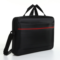 Сумка для ноутбука на молнии, наружный карман, цвет чёрный Сумка для ноутбука на молнии, наружный карман, цвет чёрный