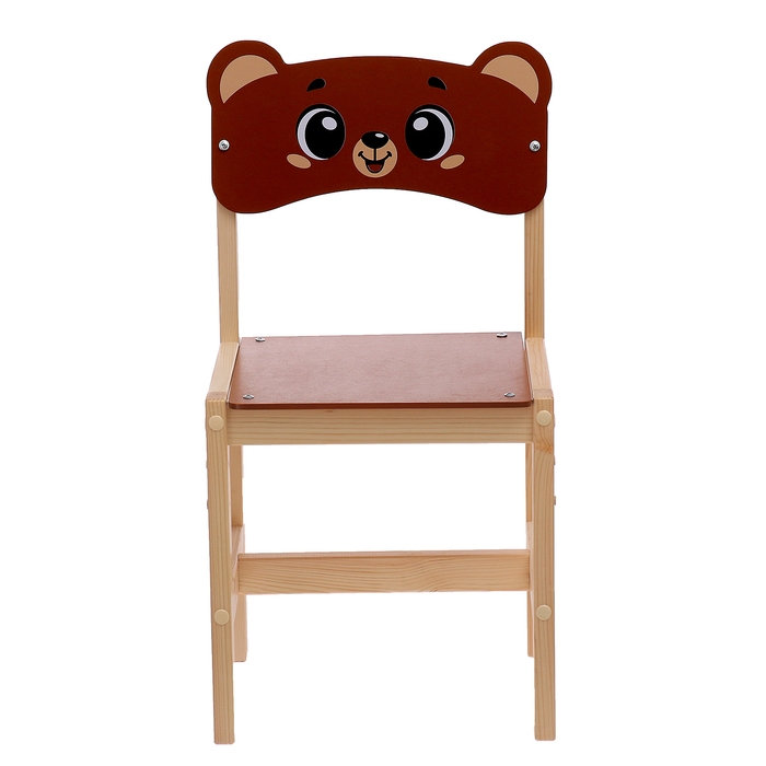 Стул деревянный &laquo;Мишка&raquo;, регулируемый