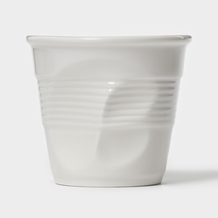 Чайная пара фарфоровая Magistro &laquo;Бланш&raquo;, 2 предмета: чашка 300 мл, блюдце, цвет белый