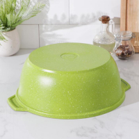 Жаровня Trendy style, 4 л, d=26 см, стеклянная крышка, антипригарное покрытие, цвет зелёный Жаровня Trendy style, 4 л, d=26 см, стеклянная крышка, антипригарное покрытие, цвет зелёный