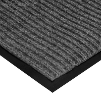 Коврик придверный влаговпитывающий, ребристый, &laquo;Стандарт&raquo;, 120&times;250 см, цвет серый