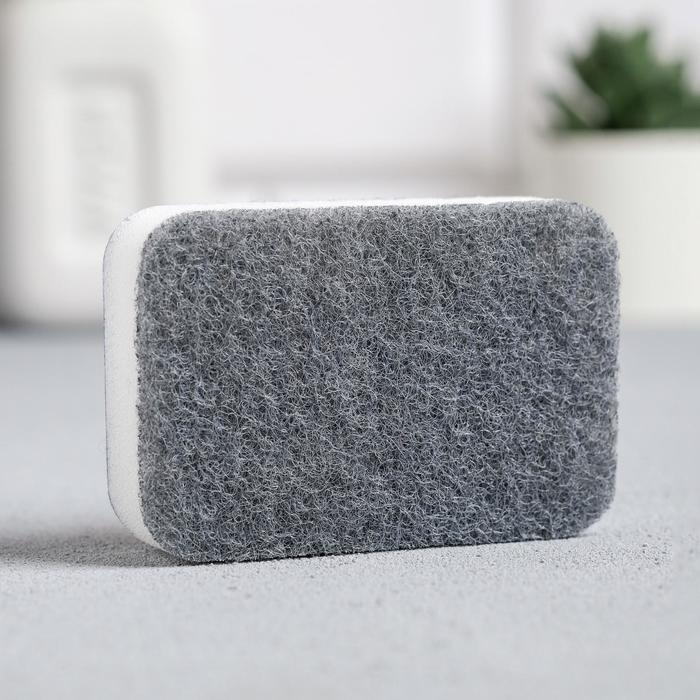 Губка для мытья посуды &laquo;Депрессия, сковородка&raquo; 9х6 см