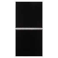 Скетчбук 240 х 240 мм, 40 листов чёрная бумага, 20 листов белая бумага, на гребне "Одуванчиковые коты", обложка мелованный картон, жёсткая подложка, блок 100/160 г/м&sup2;