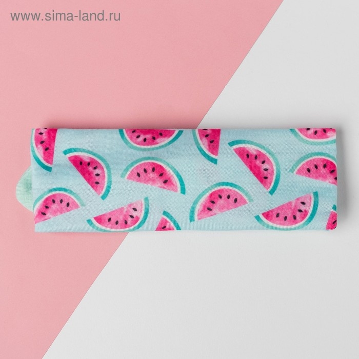Повязка на голову Крошка Я Повязка на голову Крошка Я "Арбузик" бирюз. р-р 46-48