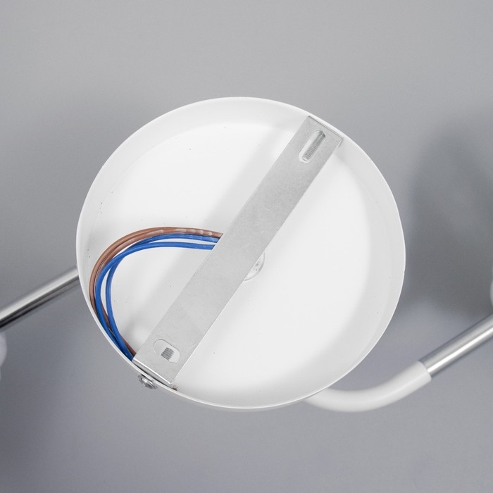 Люстра Люстра "Офелия" 2хЕ27 40Вт бело-хромовый 48х26х27 см BayerLux