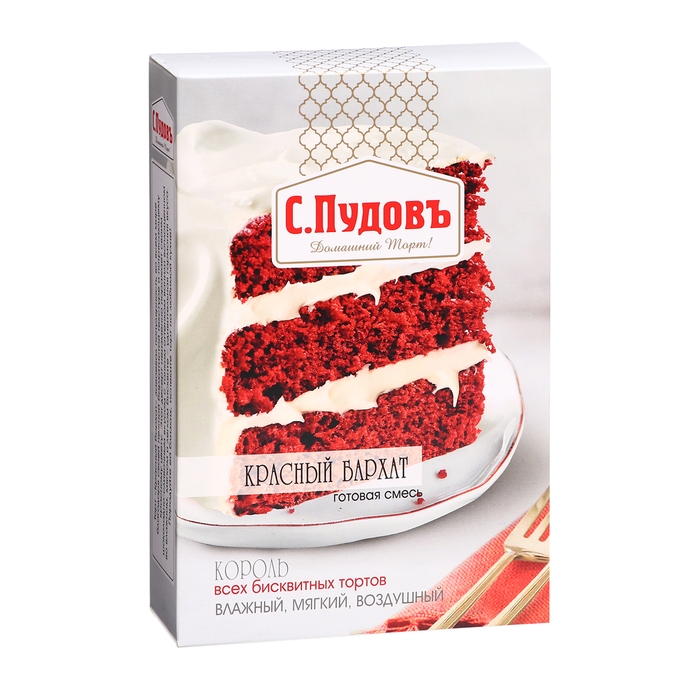 Мучная смесь &laquo;С. Пудовъ&raquo;, Красный бархат, 400 г