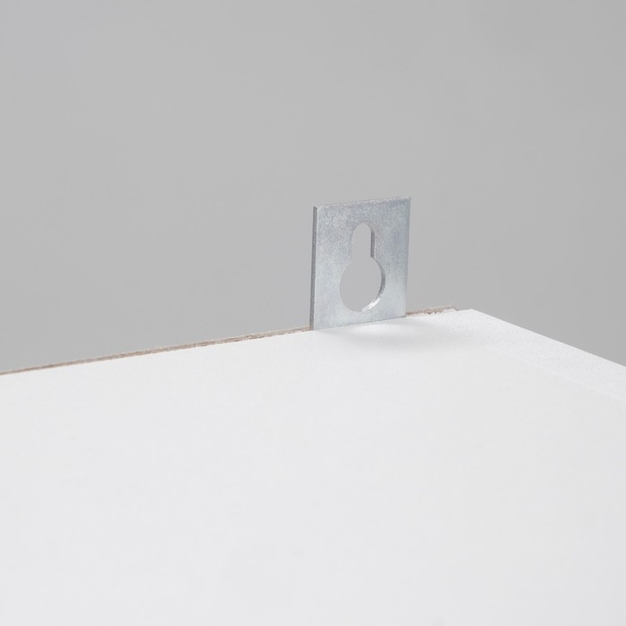 Шкаф навесной 800 Хельга, 800х300х720, Белый/Грей софт МДФ