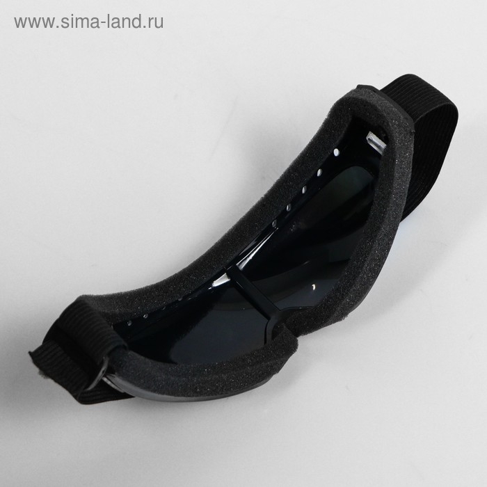 Очки для езды на мототехнике, стекло хамелеон, цвет черный Очки для езды на мототехнике, стекло хамелеон, цвет черный