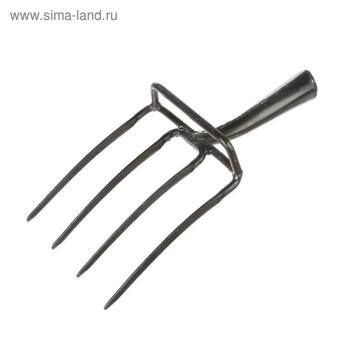 Вилы садово-огородные с упором, 4-рогие, тулейка 40 мм, без черенка, Greengo Вилы садово-огородные с упором, 4-рогие, тулейка 40 мм, без черенка, Greengo