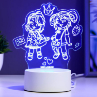 Светильник "Подружки" LED RGB от сети RISALUX Светильник "Подружки" LED RGB от сети RISALUX