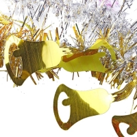 Мишура "Фонарик колокольчик" d-2 см, 200 см, микс Мишура "Фонарик колокольчик" d-2 см, 200 см, микс