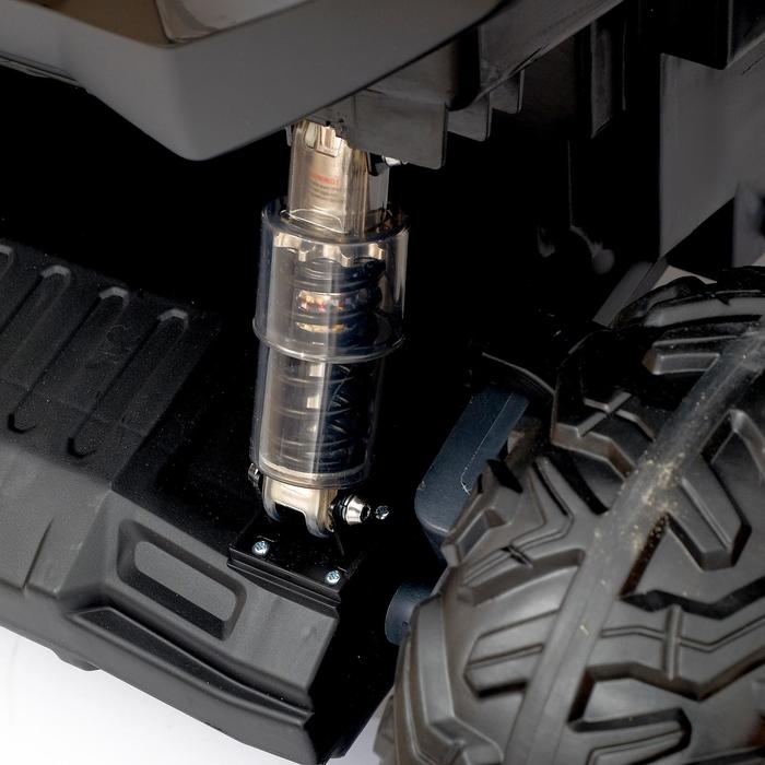 Электромобиль &laquo;БАГГИ&raquo;, максимальная нагрузка 100 кг, АКБ 24V, кожаное сидение, цвет красный