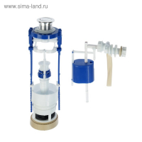 Арматура для смывных бачков "РБМ" АС-16.1М, с боковым плоским донным клапаном, хром Арматура для смывных бачков "РБМ" АС-16.1М, с боковым плоским донным клапаном, хром