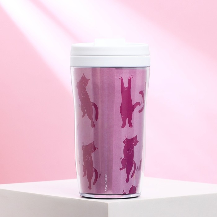 Термостакан со вставкой «Глаза кошки» 250 мл Термостакан со вставкой «Глаза кошки» 250 мл