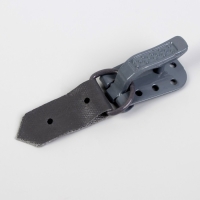 Крючки пришивные, металлические, для верхней одежды, 5 &times; 1,5 см, 6 шт, цвет серый