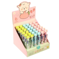 Ручка шариковая "Мишка" 6-цветная, 0.5 мм, МИКС (штрихкод на штуке) Ручка шариковая "Мишка" 6-цветная, 0.5 мм, МИКС (штрихкод на штуке)