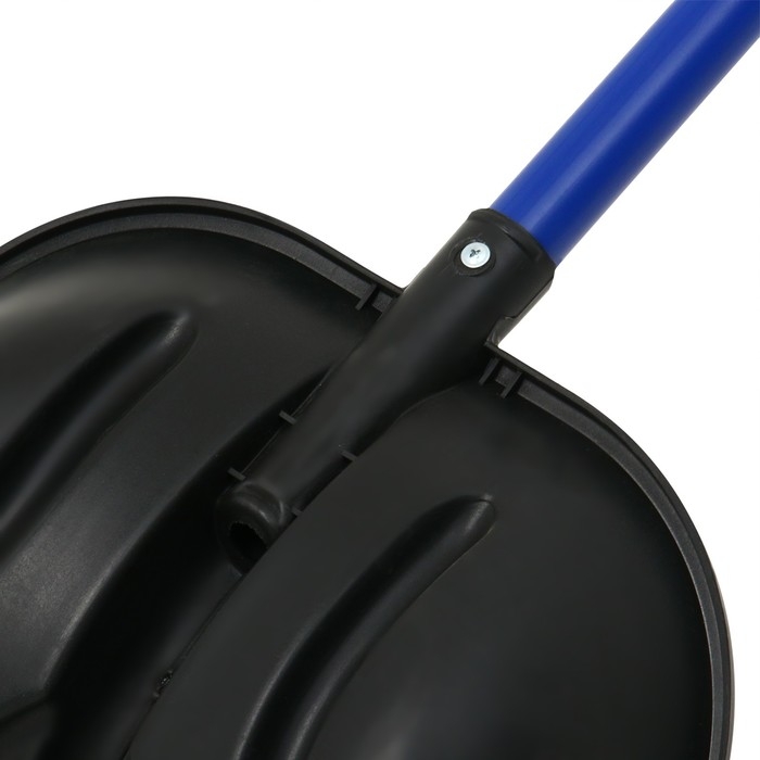 Лопата пластиковая &laquo;Купец&raquo;, ковш 410 &times; 460 мм, с металлической планкой, алюминиевый черенок