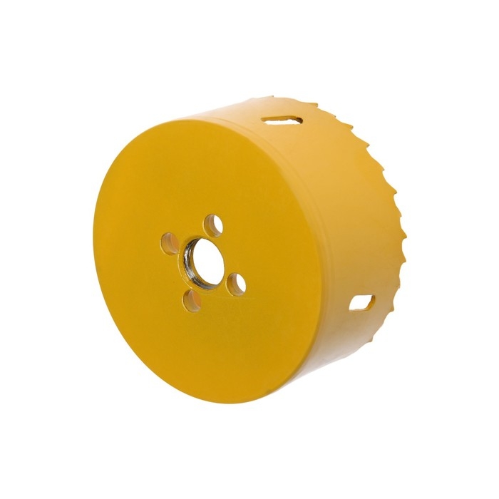 Коронка биметаллическая ТУНДРА, 86 мм, M16 с дополнительной фиксацией Коронка биметаллическая ТУНДРА, 86 мм, M16 с дополнительной фиксацией